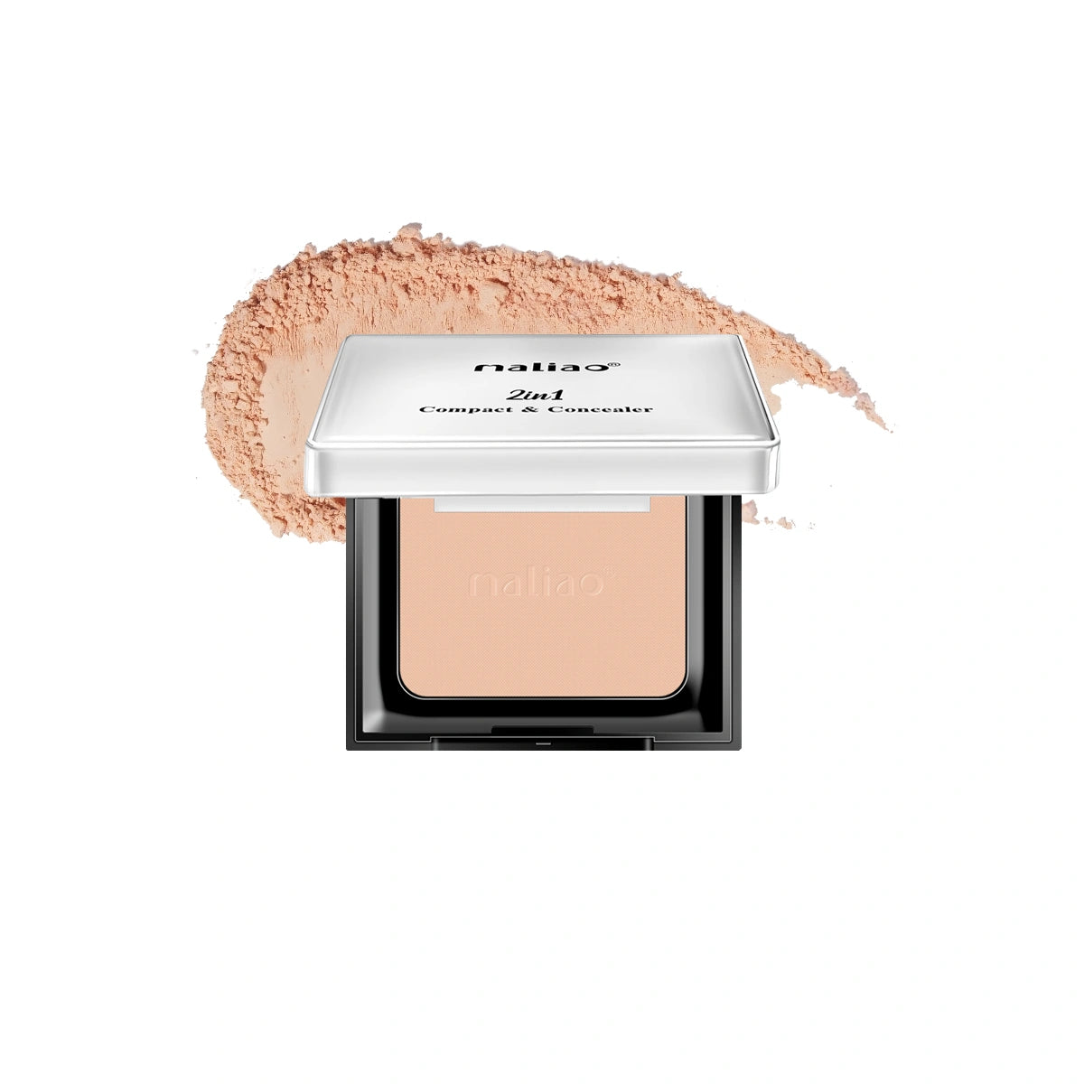 Maliao 2 in 1 Compact & Concealer - HD Finish, Long-Lasting, Lightweight
